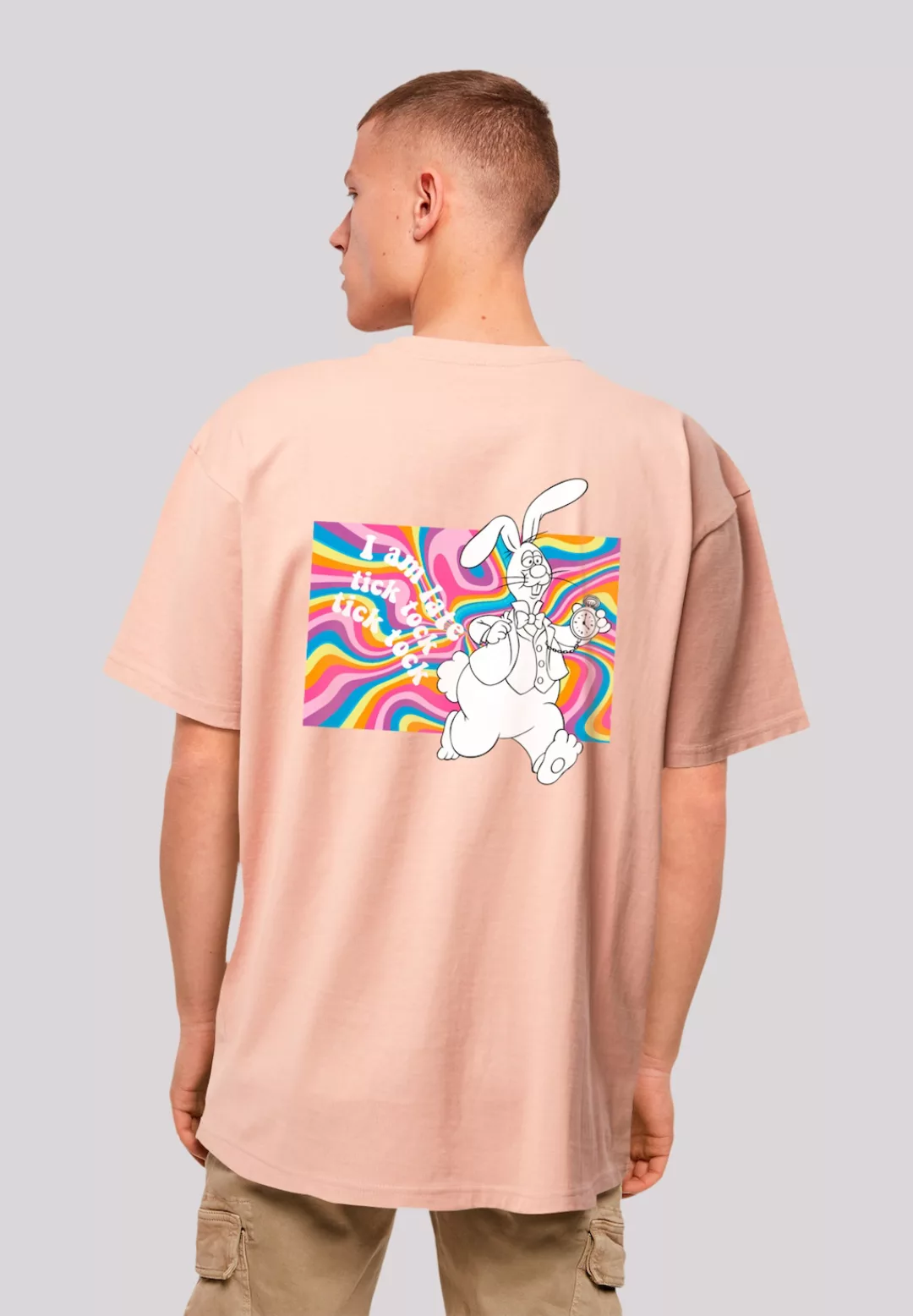 F4NT4STIC T-Shirt "Alice im Wunderland Uhr Hase", Premium Qualität, Nostalg günstig online kaufen