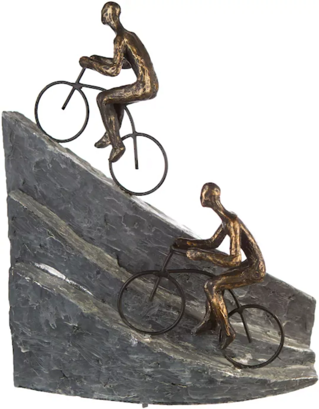 Casablanca by Gilde Dekofigur »Skulptur Racing, bronzefarben/grau«, bronzef günstig online kaufen