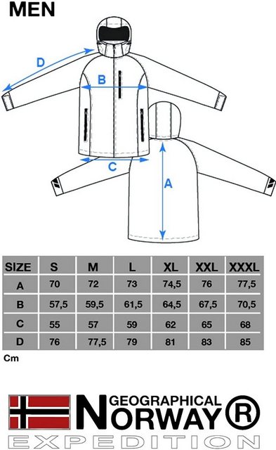 Geographical Norway Softshelljacke Herren Outdoor Herbst Regenjacke Jacke b günstig online kaufen