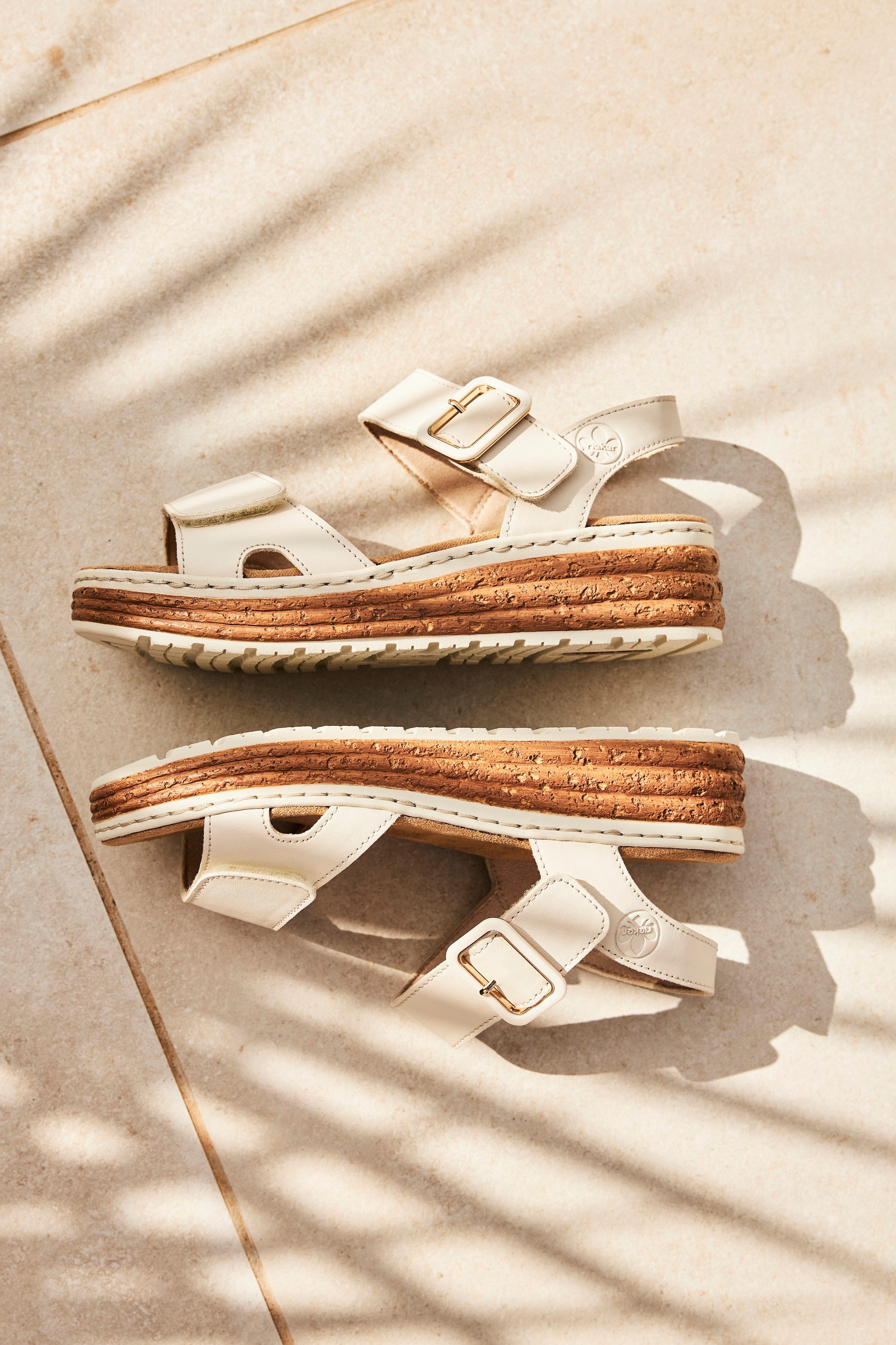 Rieker Keilsandalette "Rieker Sandalen Lederimitat" günstig online kaufen