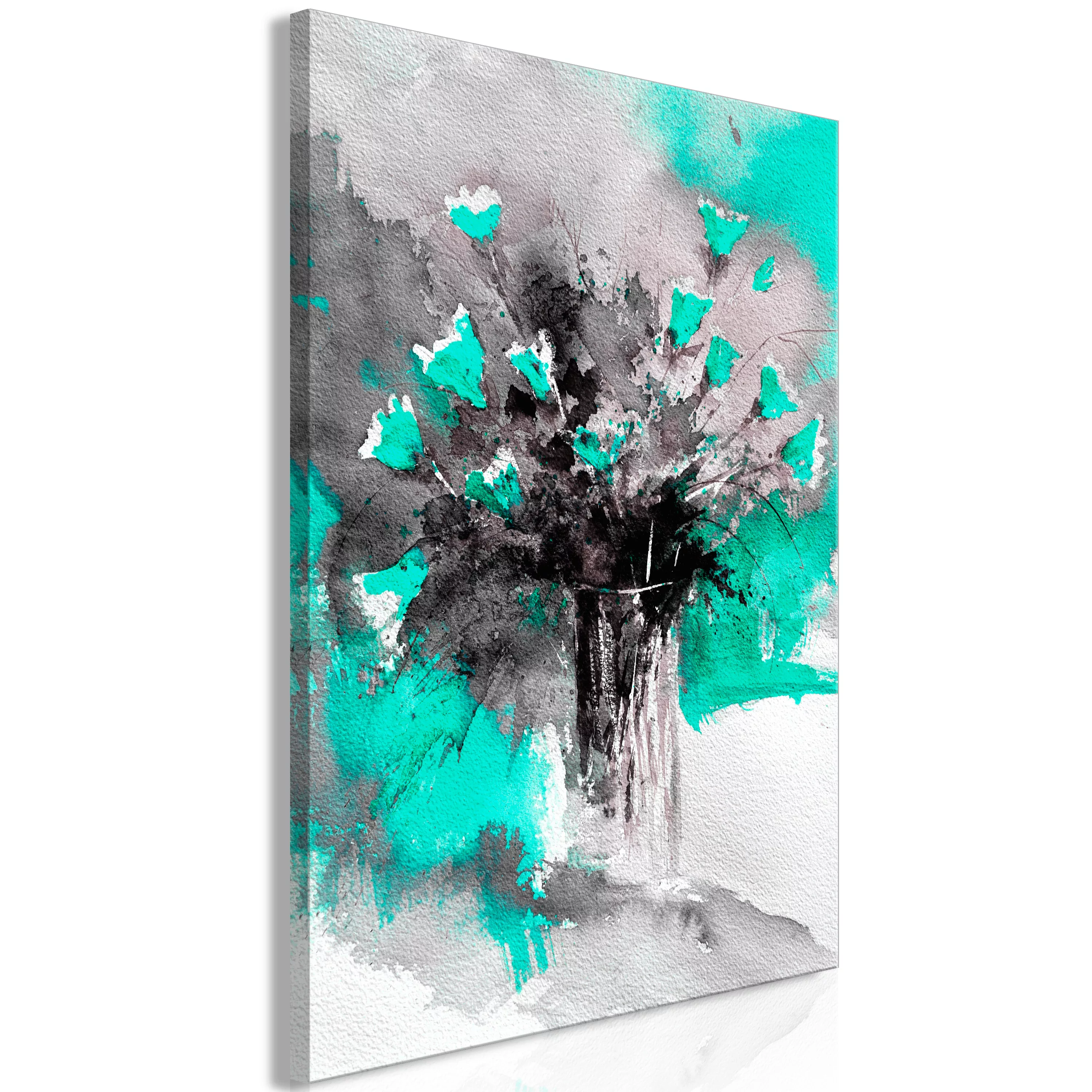 Wandbild - Bouquet Of Colours (1 Part) Vertical Green günstig online kaufen