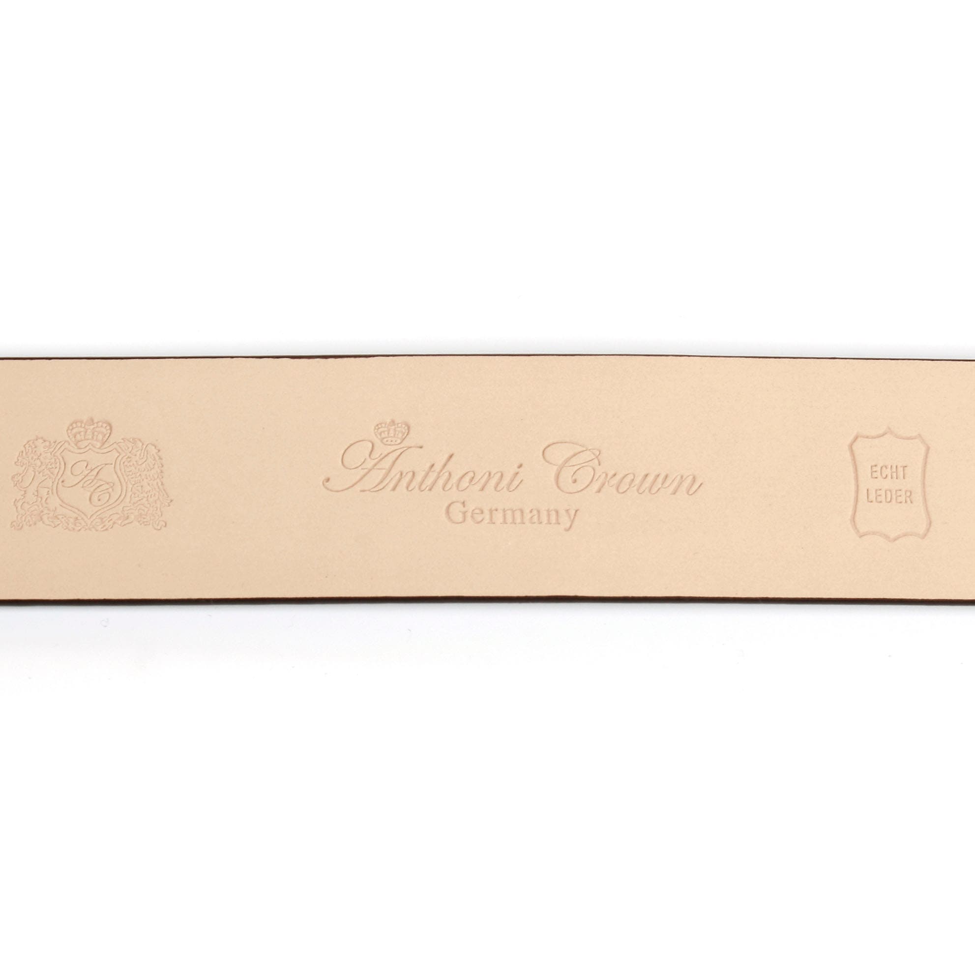 Anthoni Crown Ledergürtel, mit Karbon-Schließe in dunkelblau günstig online kaufen