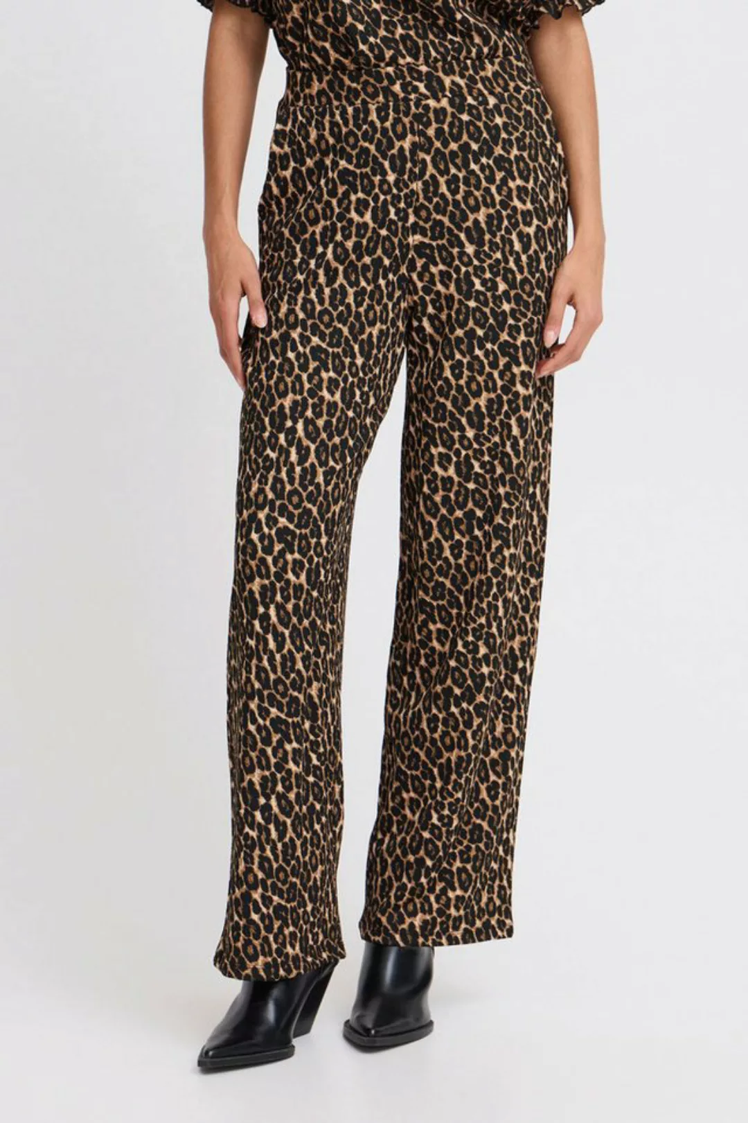 b.young Stoffhose BYULEO PANTS stylische Stoffhose mit Animalprint günstig online kaufen