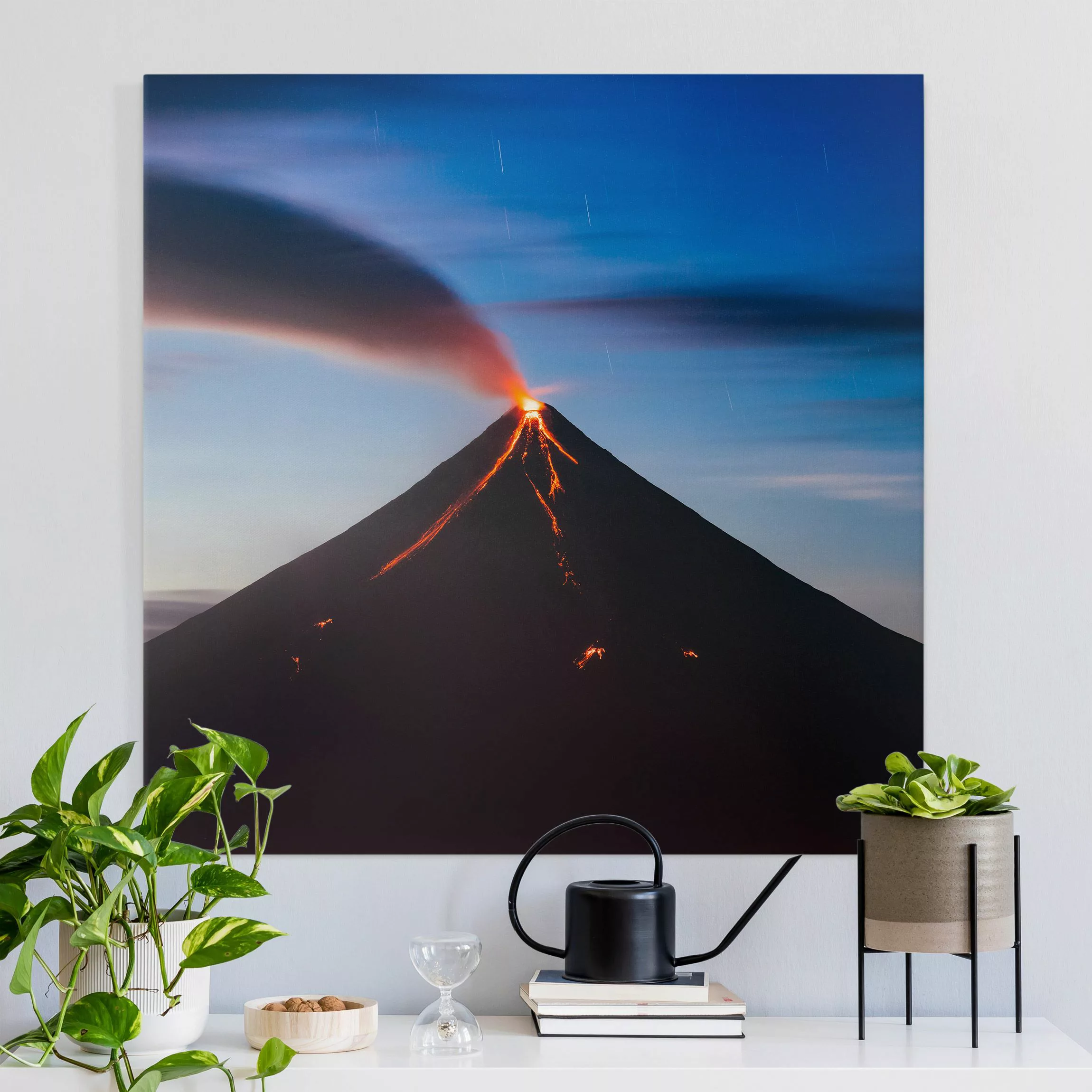 Leinwandbild Vulkan günstig online kaufen