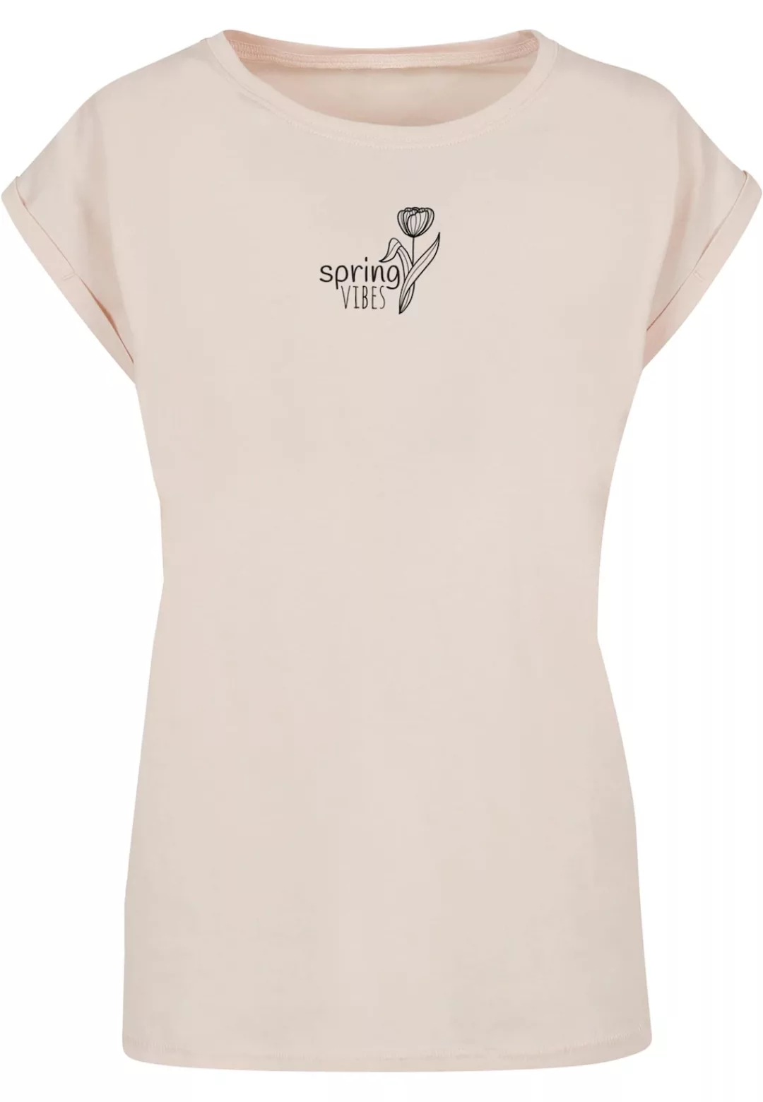 Merchcode T-Shirt "Merchcode Damen Ladies Spring - Vibes T-Shirt" günstig online kaufen