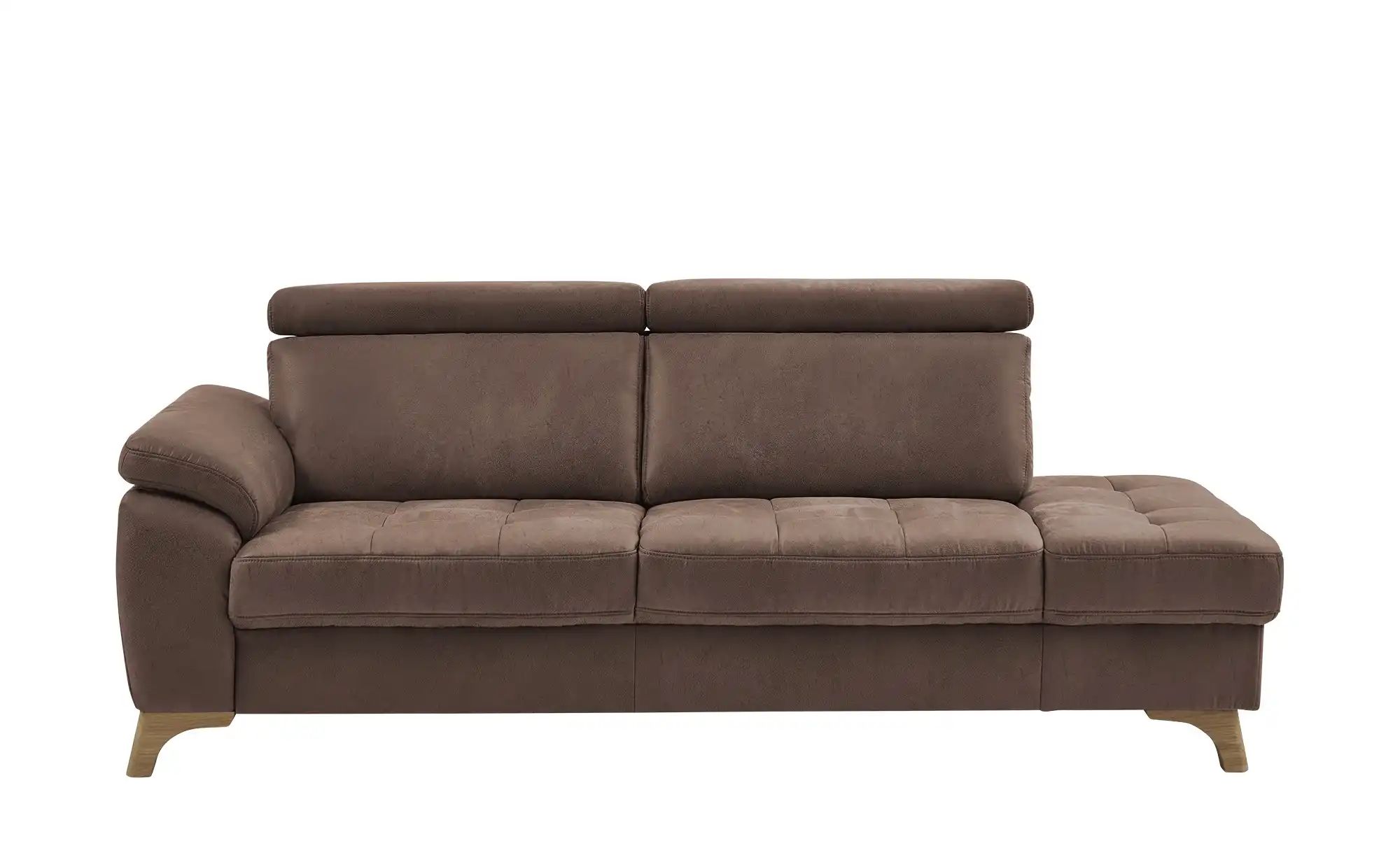 meinSofa Recamiére  Chloris ¦ braun ¦ Maße (cm): B: 221 H: 107 T: 102 Polst günstig online kaufen