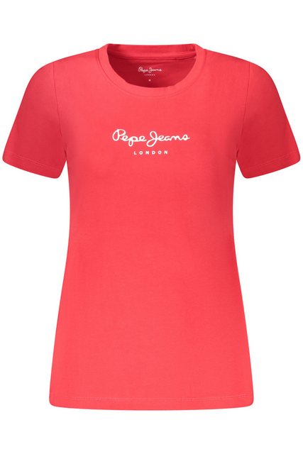 Pepe Jeans T-Shirt Damen T-Shirt Rot: Nachhaltig, Kurzarm, Rundhals günstig online kaufen