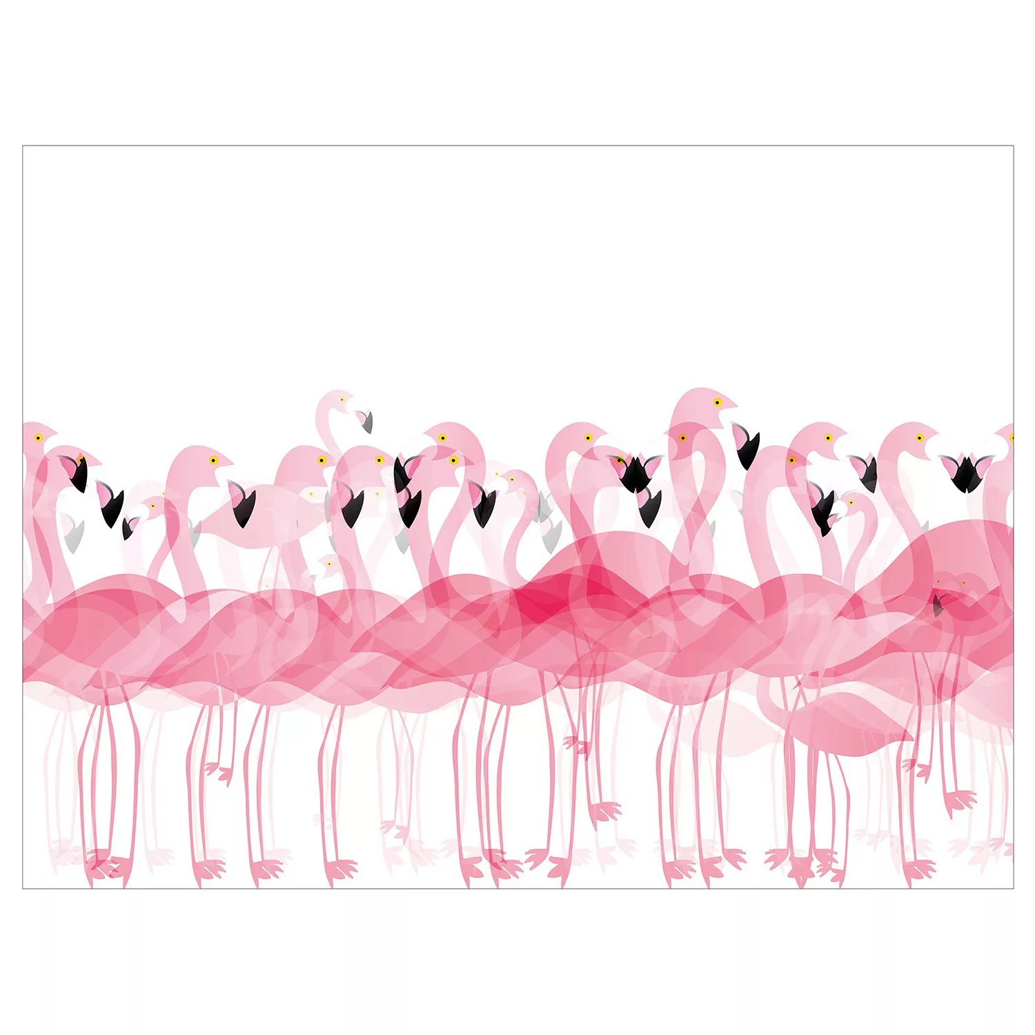 home24 Tischset Flamingos (4er-Set) günstig online kaufen