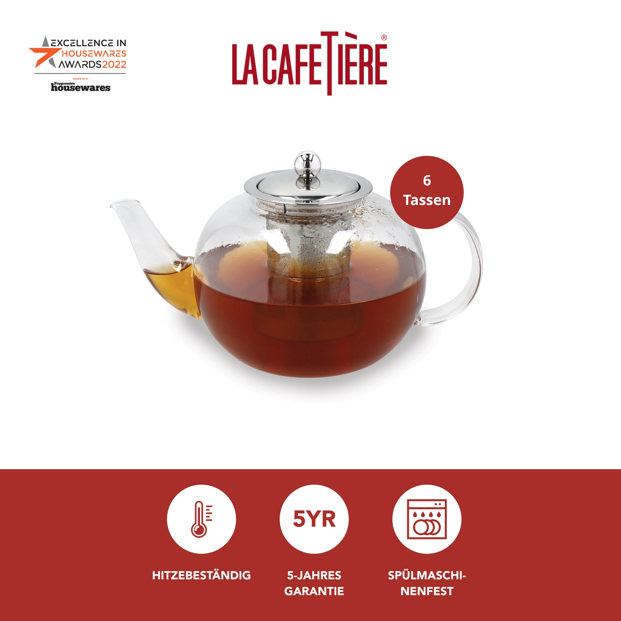 La Cafetière Teekanne »La Cafetière Le Teapot«, 1,5 l, (1 St.), aus Glas mi günstig online kaufen