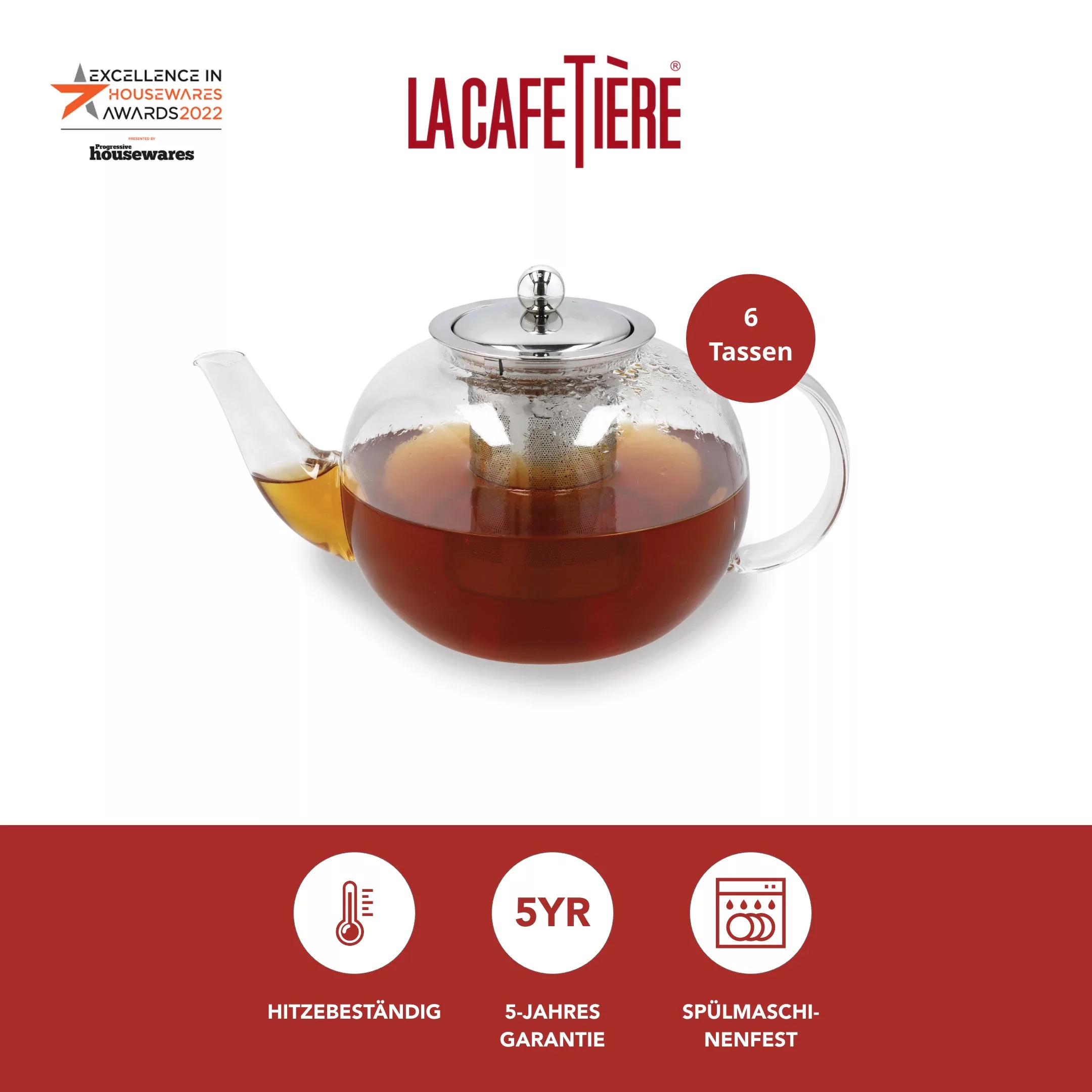 La Cafetière Teekanne »La Cafetière Le Teapot«, 1,5 l, (1 St.), aus Glas mi günstig online kaufen