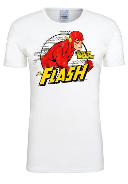 LOGOSHIRT T-Shirt "The Fastest Man Alive", mit tollem The Flash-Print günstig online kaufen