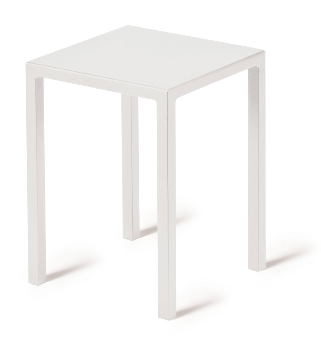 Hocker Quatris 40x40 weiß günstig online kaufen