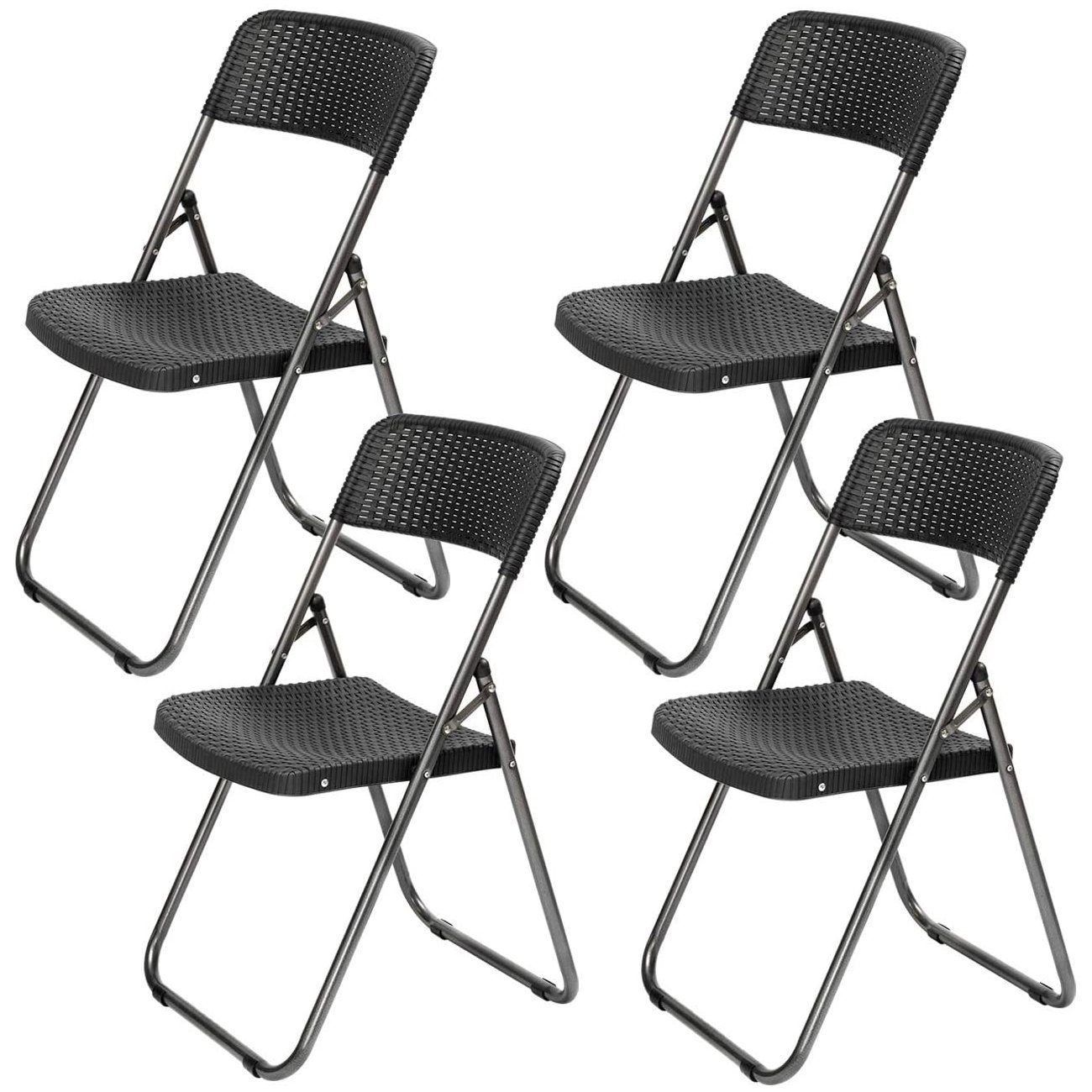 Sekey Klappstuhl Gartenstuhl Polyrattan, Faltstühle klappbar, günstig online kaufen