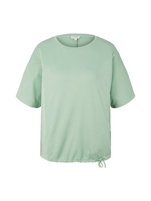 TOM TAILOR T-Shirt (1-tlg) Drapiert/gerafft günstig online kaufen