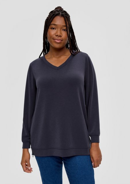 TRIANGLE Sweatshirt Sweatshirt aus Modalmix Logo günstig online kaufen