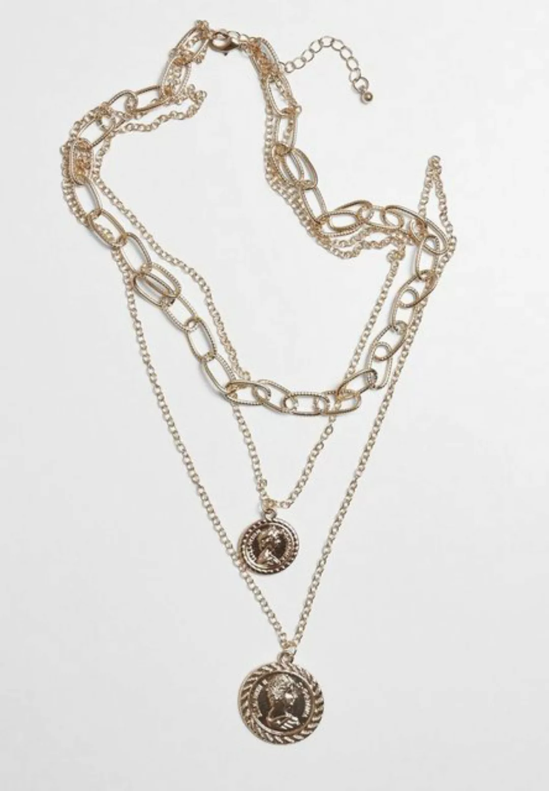 URBAN CLASSICS Edelstahlkette "Accessoires Valeria Layering Necklace" günstig online kaufen