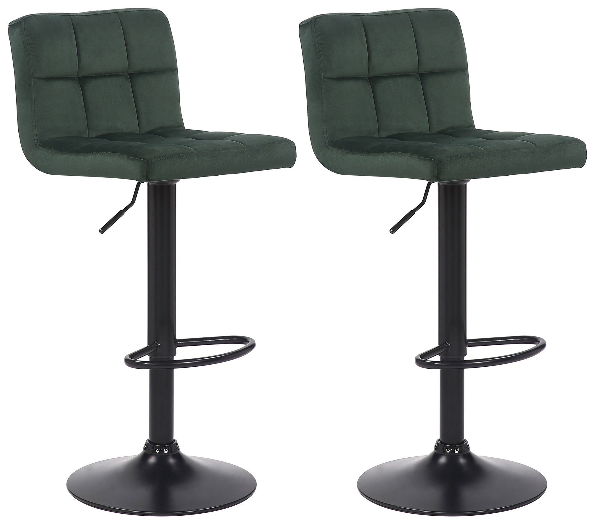 CLP Barhocker Feni Samt (2er Set, günstig online kaufen