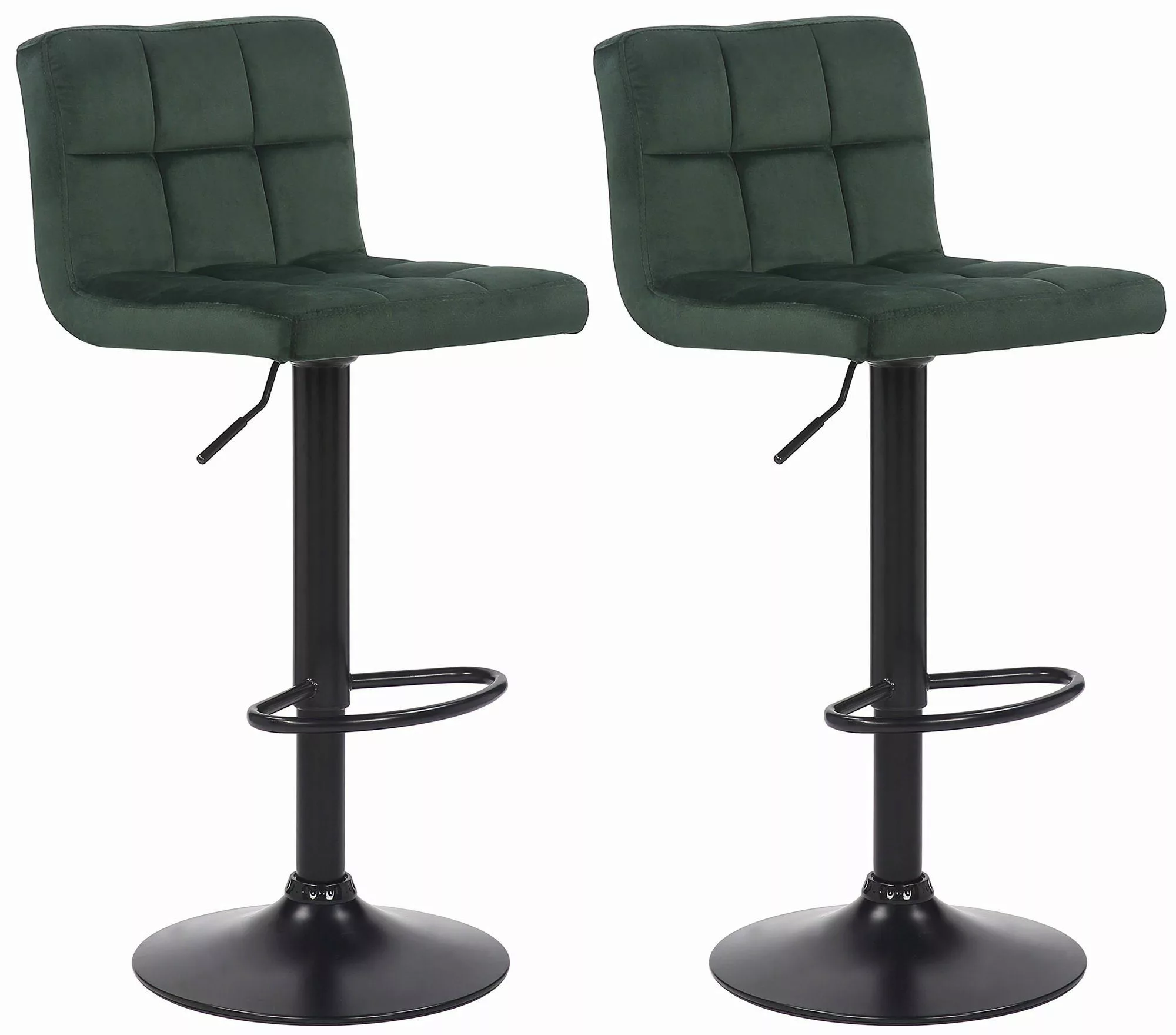 CLP Barhocker Feni Samt (2er Set, günstig online kaufen