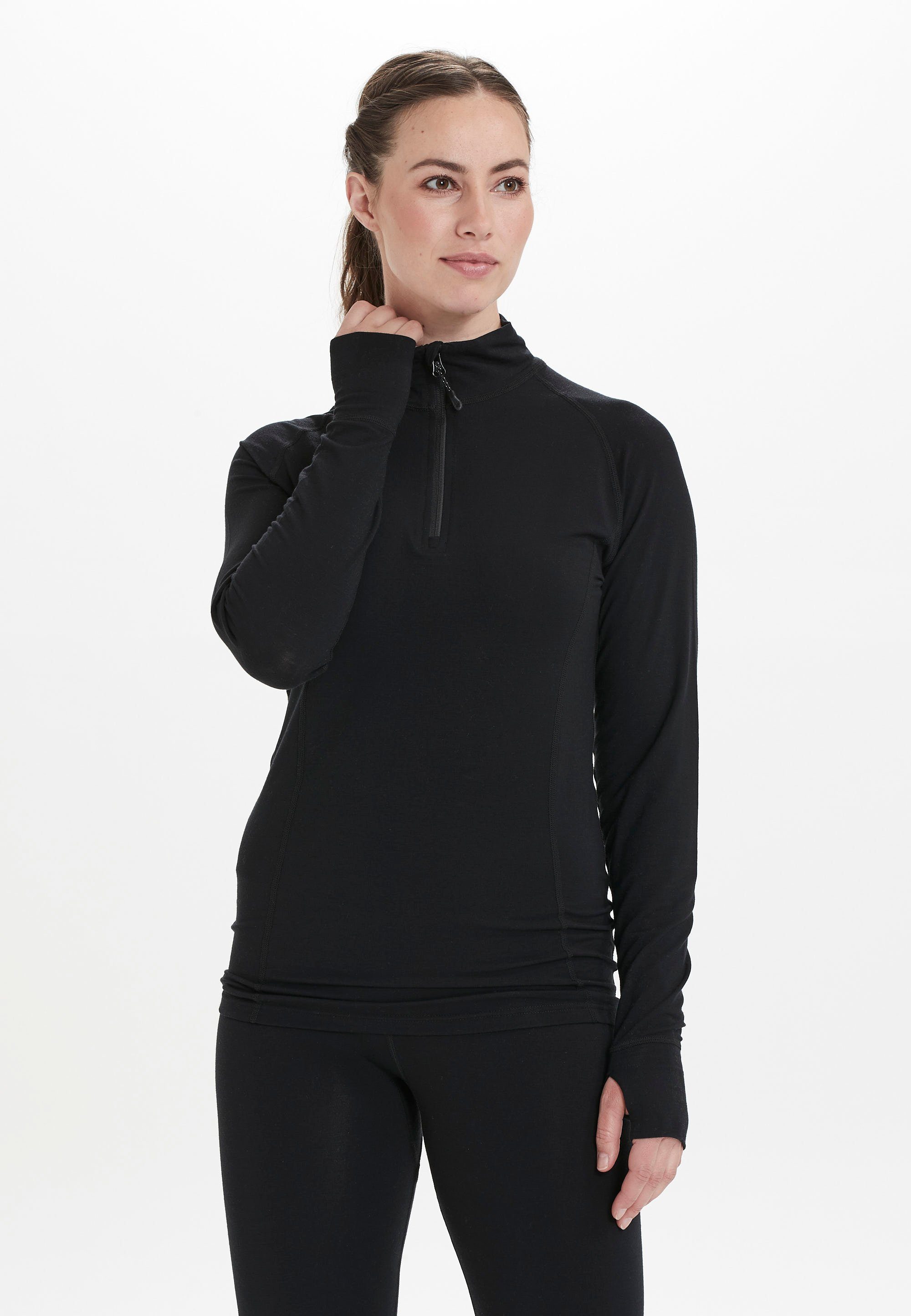 WHISTLER Funktionsshirt "Athene", (1 tlg.), mit Daumenlöchern günstig online kaufen