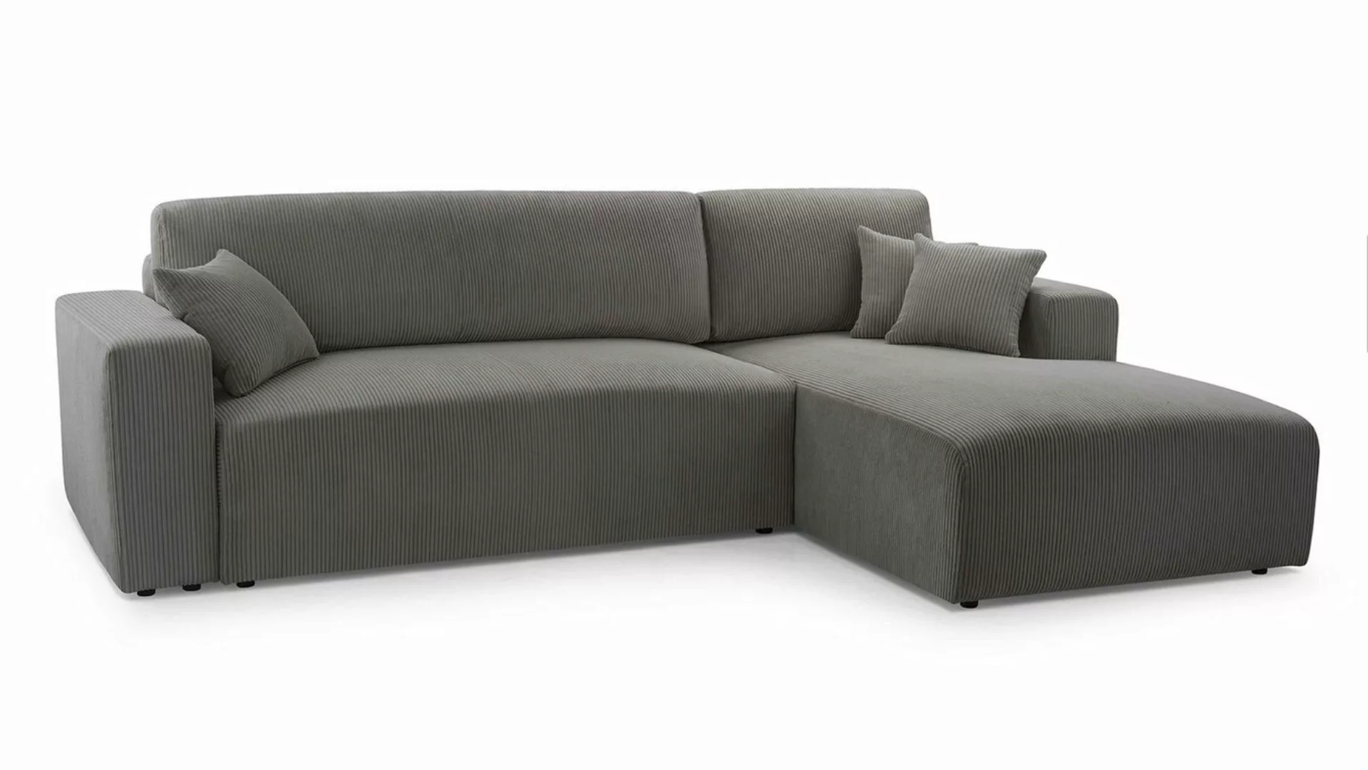 Furnix Ecksofa KAORIM MINI Polsterecke in L-Form mit Schlaffunktion Bettkas günstig online kaufen