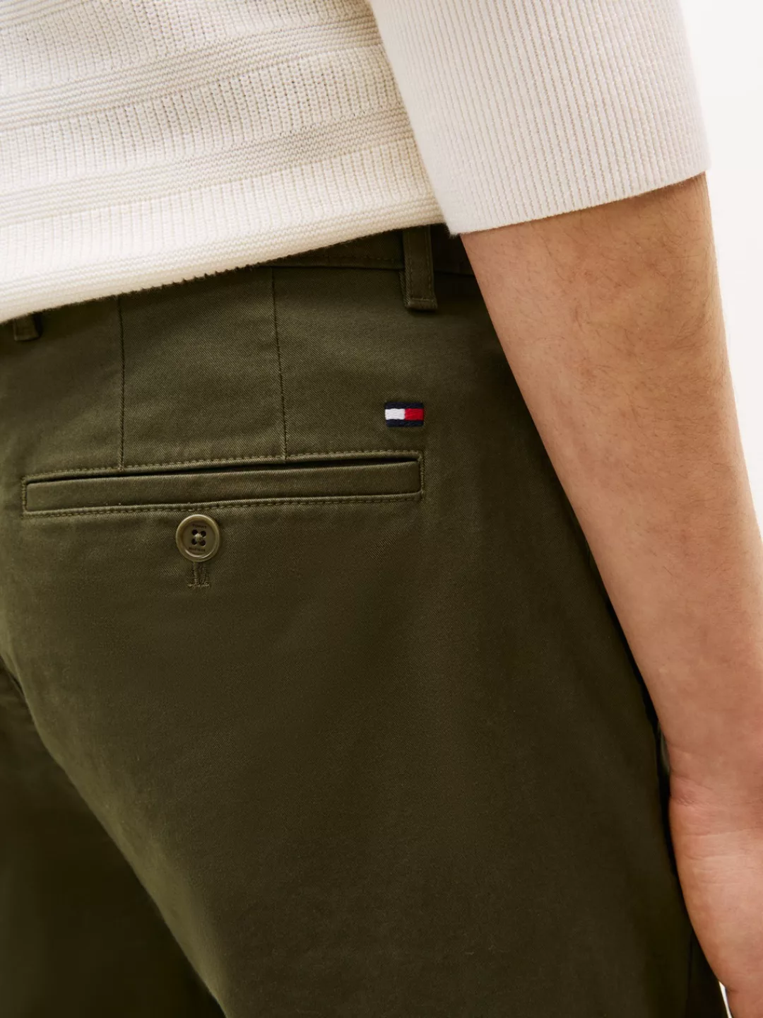 Tommy Hilfiger Chinohose "CORE DENTON ESSENTI", Gerades Bein, Schlichte Opt günstig online kaufen