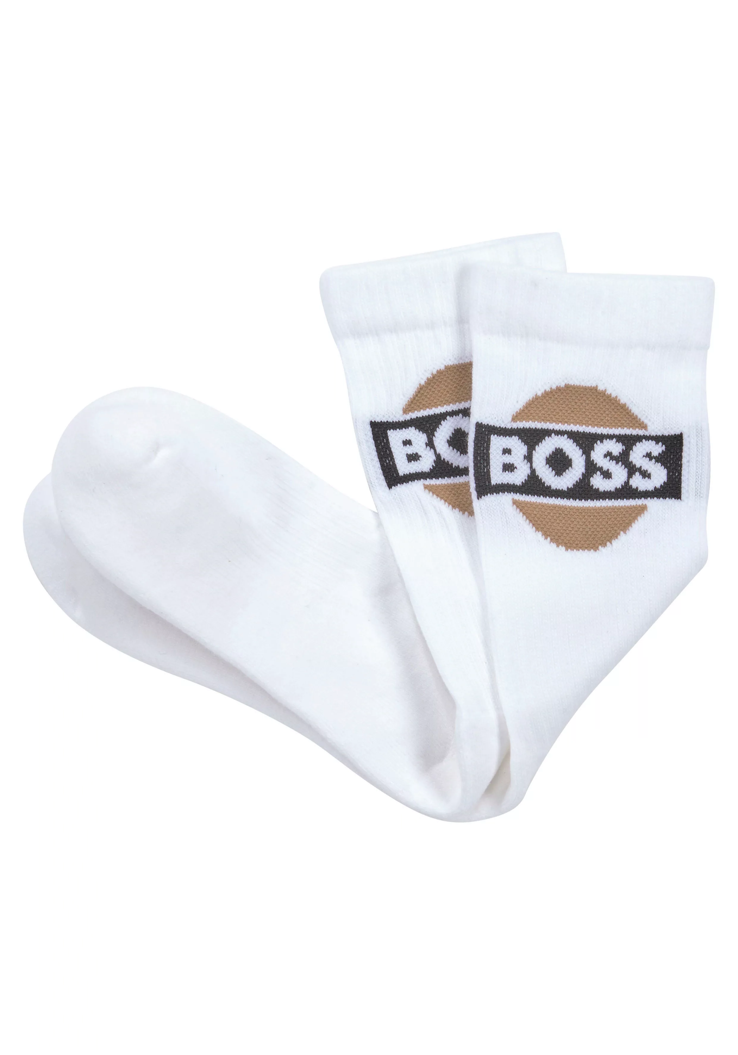 BOSS Freizeitsocken "QS Rib badge CC", (Packung) günstig online kaufen