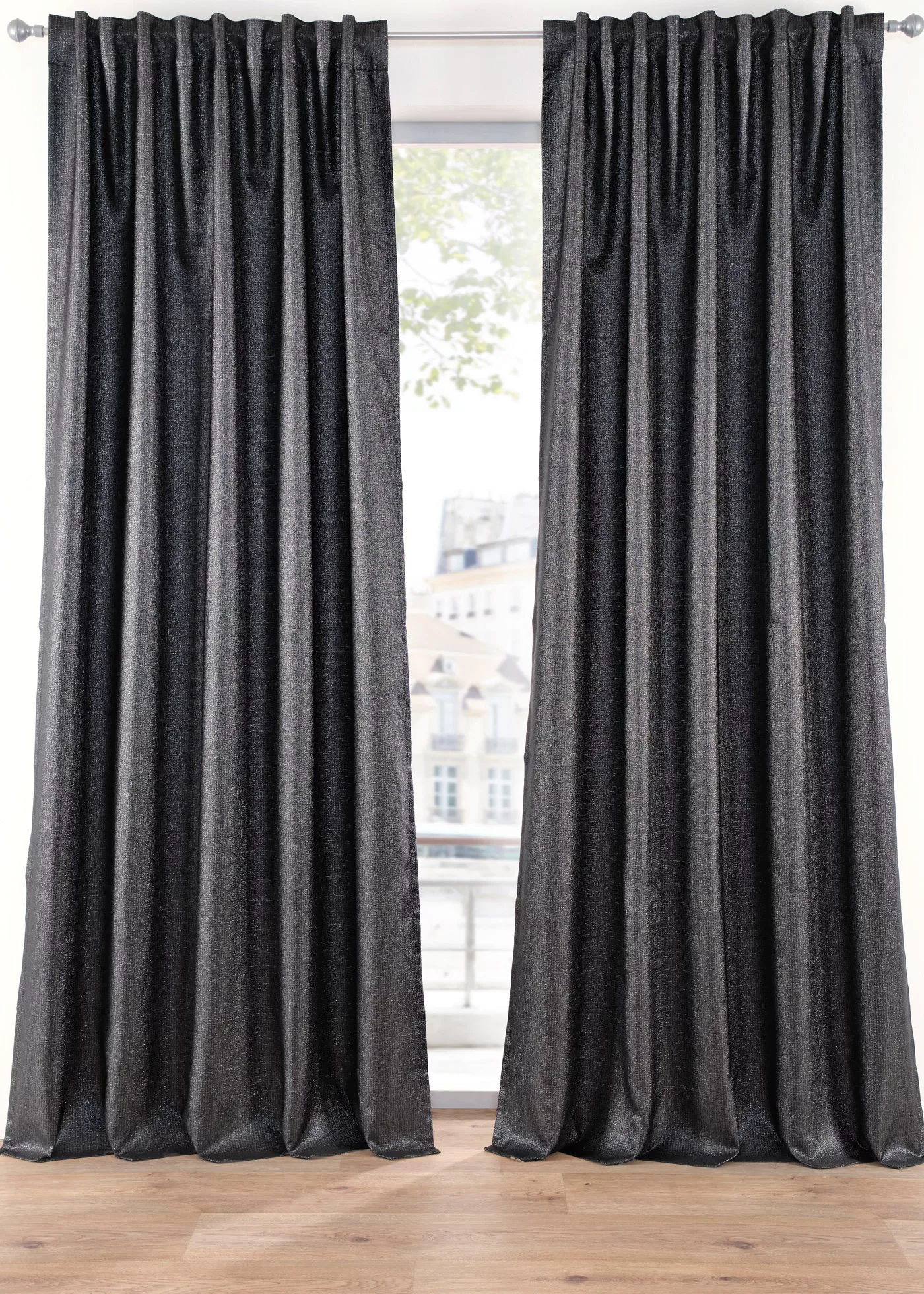 Jacquard Vorhang mit Glanz (1er Pack) günstig online kaufen