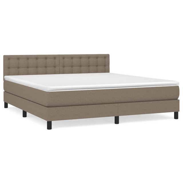 vidaXL Boxspringbett Bett Boxspringbett mit Matratze und LED Stoff (160 x 2 günstig online kaufen