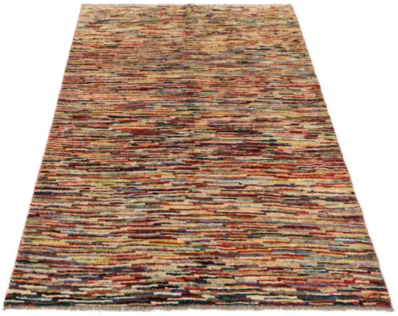 morgenland Wollteppich »Streifen Multicolore 172 x 127 cm«, rechteckig günstig online kaufen