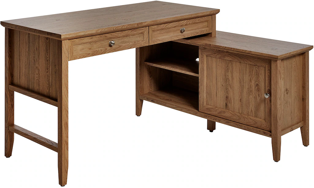 Jahnke Eckschreibtisch "CLASSIC C 145 E", wechselseitig montierbar, mit Sch günstig online kaufen