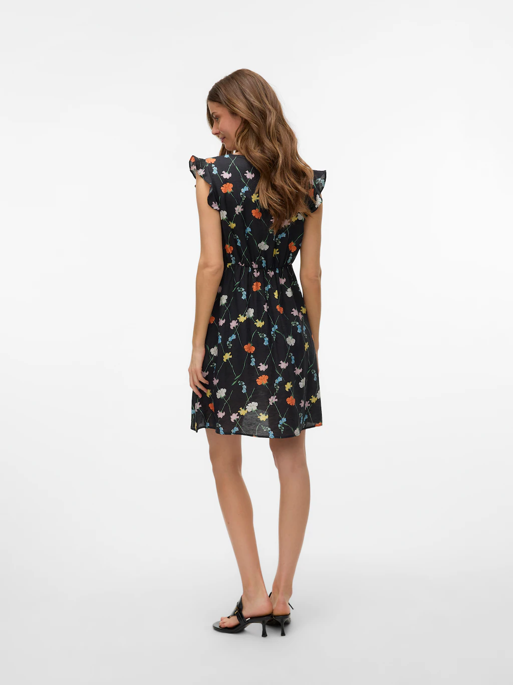 Vero Moda Maxikleid "VMFLORA OLGA CS SHORT DRESS WVN GA" günstig online kaufen