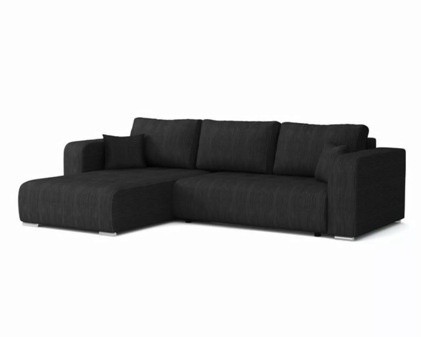 Deine Möbel 24 Wohnlandschaft CARACAS 288 cm breit Ecksofa Sofa Wohnzimmer günstig online kaufen