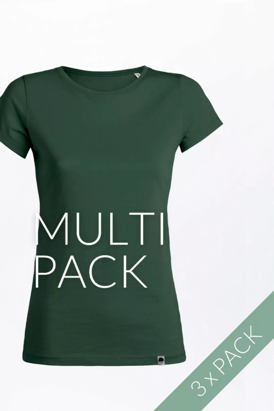 Bio T-Shirt für Frauen 3er Pack günstig online kaufen