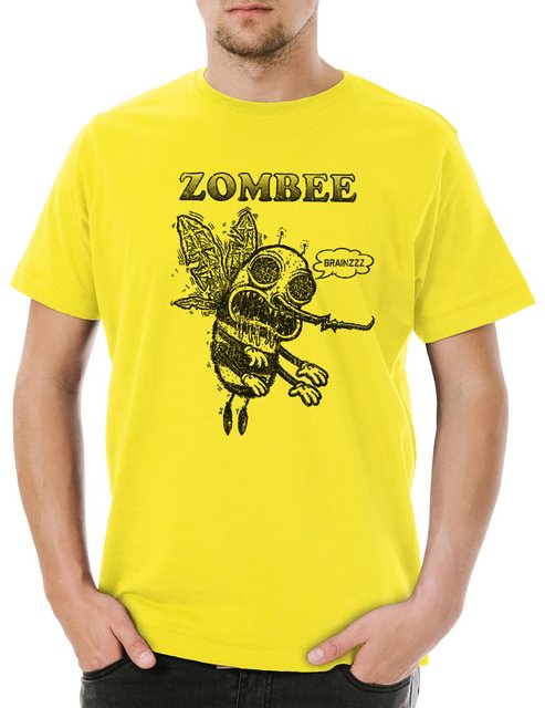 Urban Backwoods Print-Shirt Zombee Herren T-Shirt The Walking Living Zombie günstig online kaufen