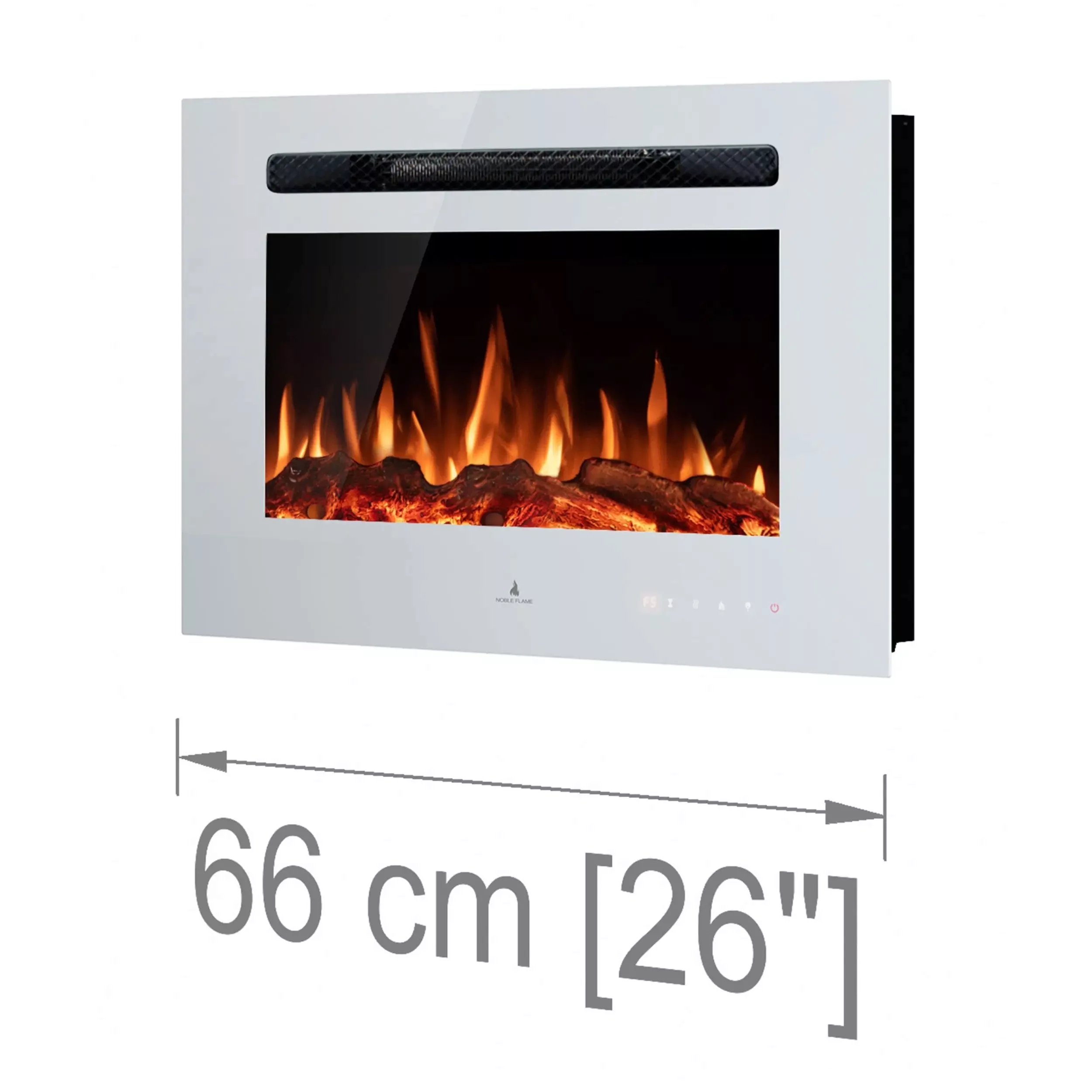 Noble Flame Paris weiß 660 [B-Ware, Elektrokamin Wandeinbau/wandhängend] günstig online kaufen