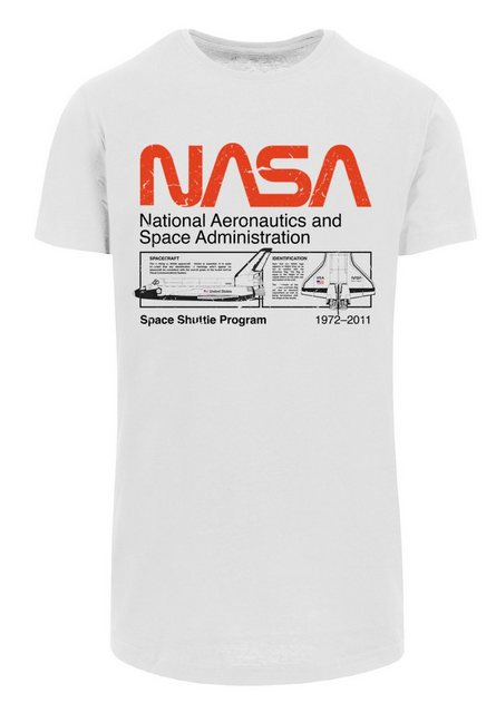 F4NT4STIC T-Shirt "NASA Classic Space Shuttle White", Herren,Premium Merch, günstig online kaufen