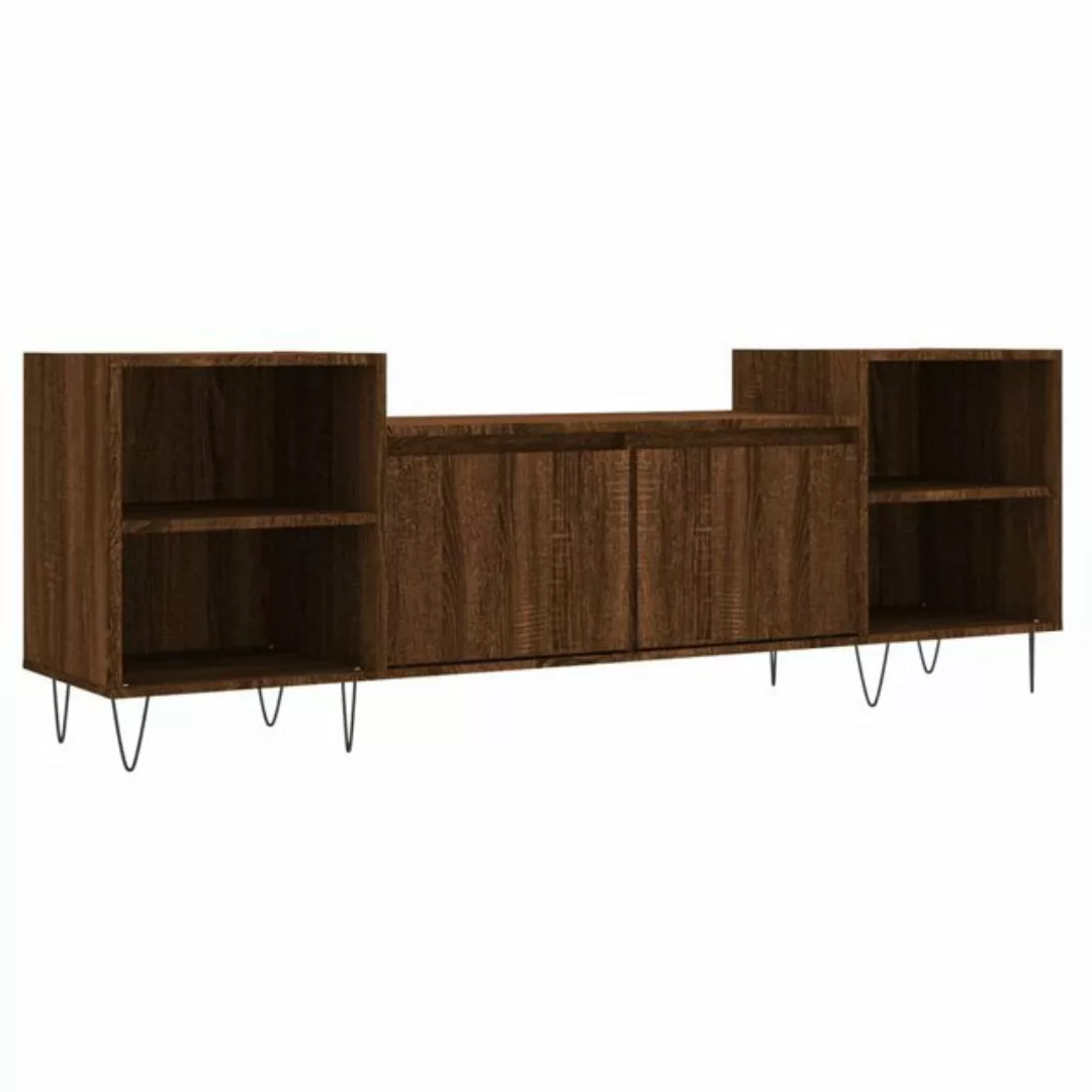 vidaXL TV-Schrank TV-Schrank Braun Eichen-Optik 160x35x55 cm Spanplatte TV- günstig online kaufen