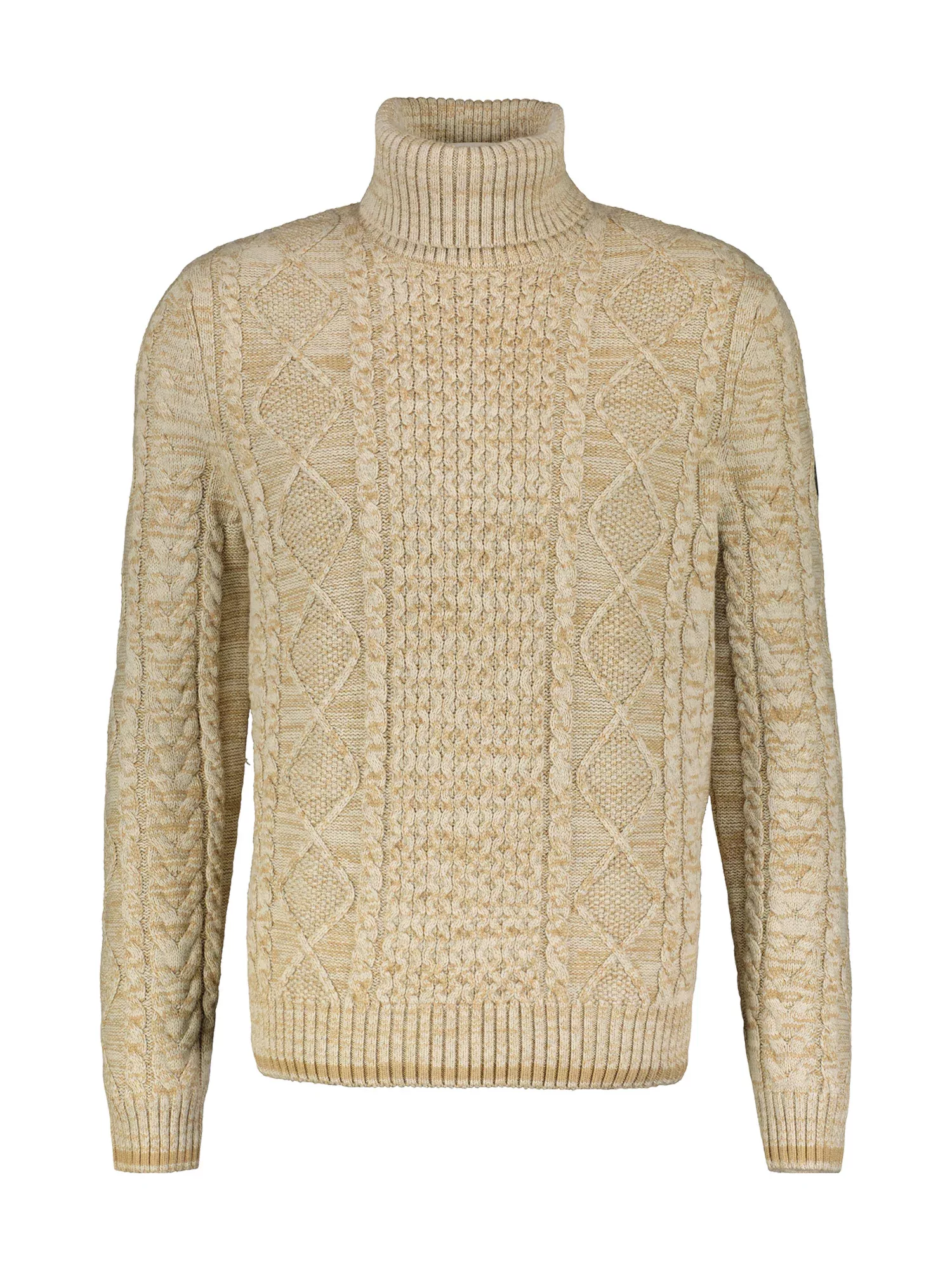 LERROS Strickpullover "LERROS Jacquard-Rollkragenpullover" günstig online kaufen