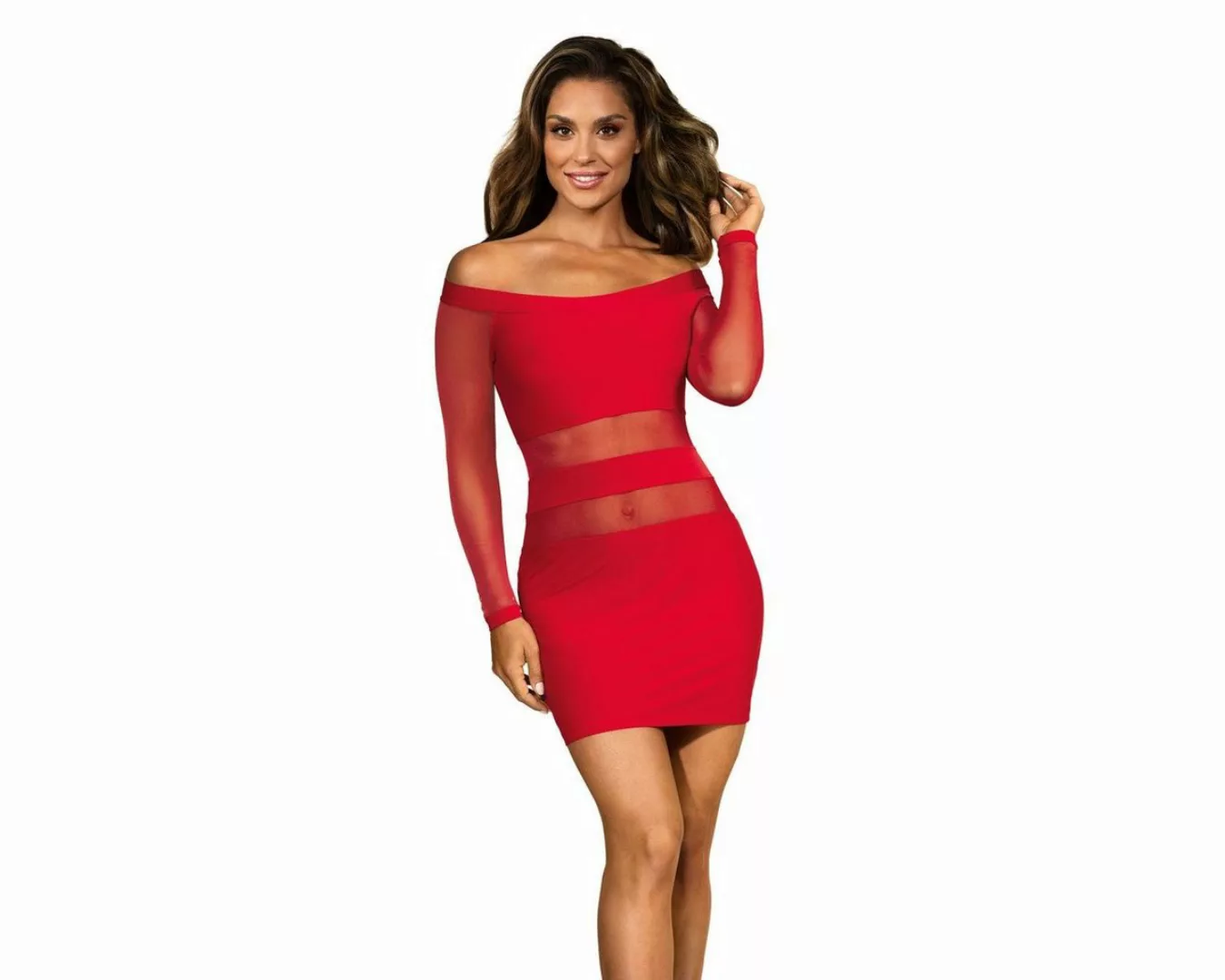 Axami Minikleid V-9299 dress red - (L,M,S,XL) günstig online kaufen