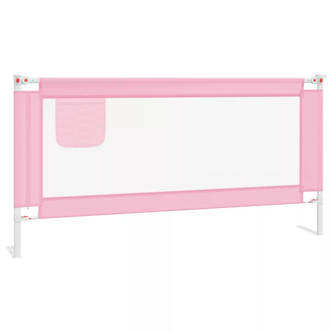 Kleinkind-bettschutzgitter Rosa 180x25 Cm Stoff günstig online kaufen