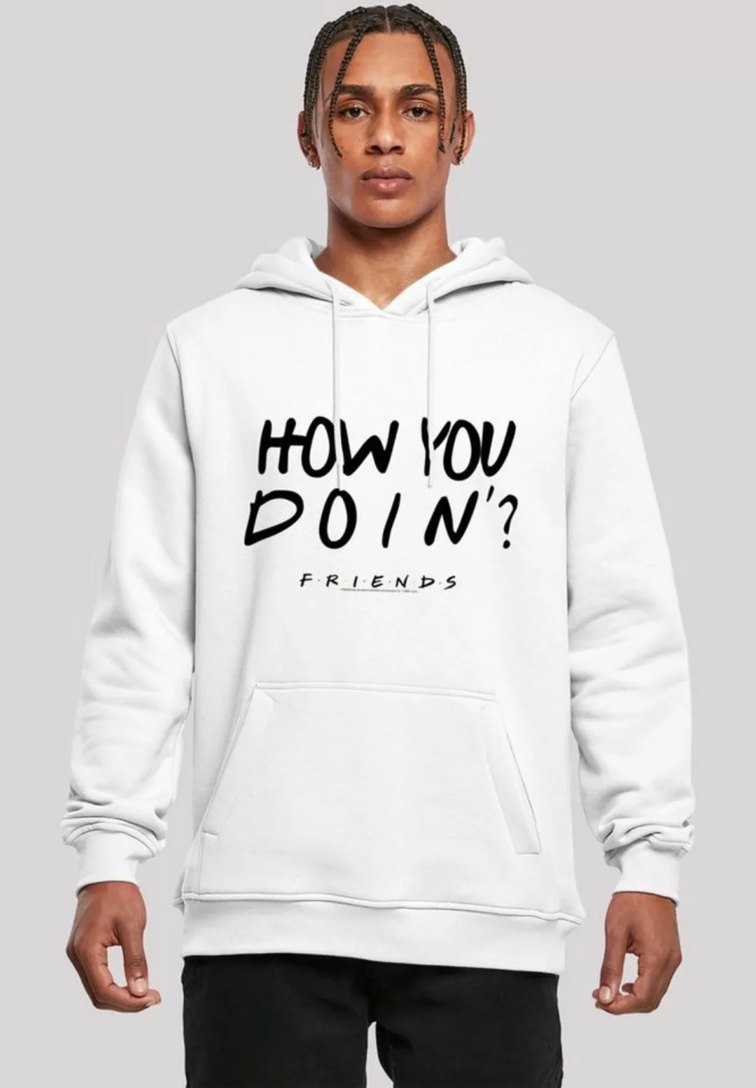 F4NT4STIC Sweatshirt "FRIENDS TV Serie How You Doin? WHT", Herren,Premium M günstig online kaufen