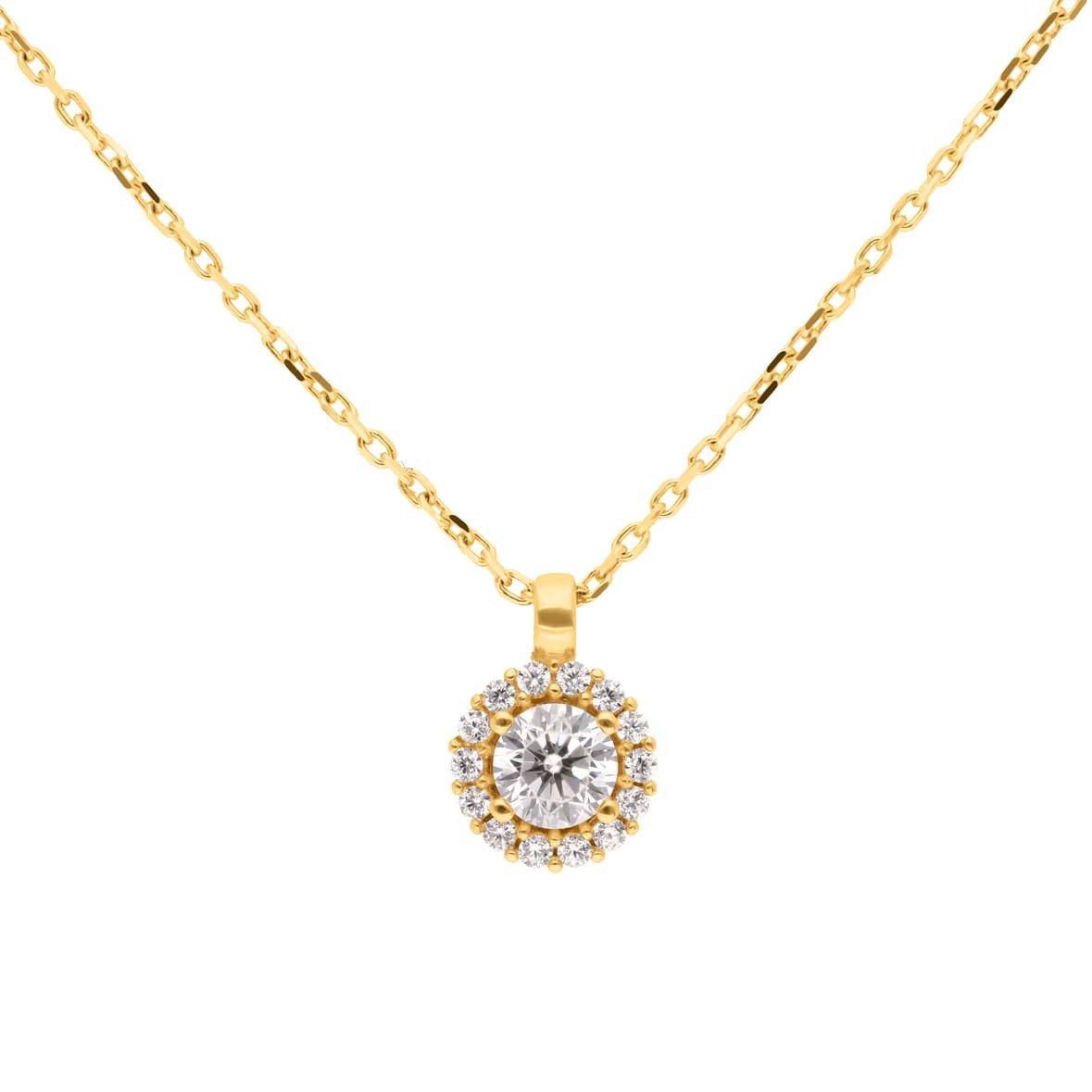 Suzan Gold Kette mit Anhänger 375er günstig online kaufen