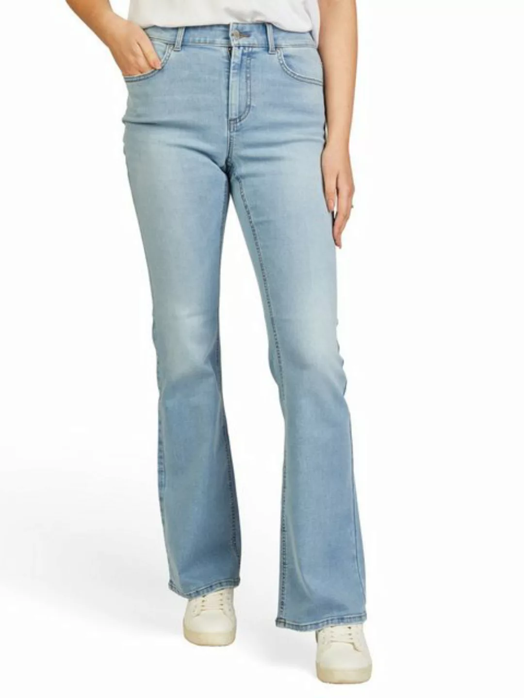 Only Jeans Damen Weites Bein Stretch Schlaghose Flared Fit ONLBLUSH günstig online kaufen