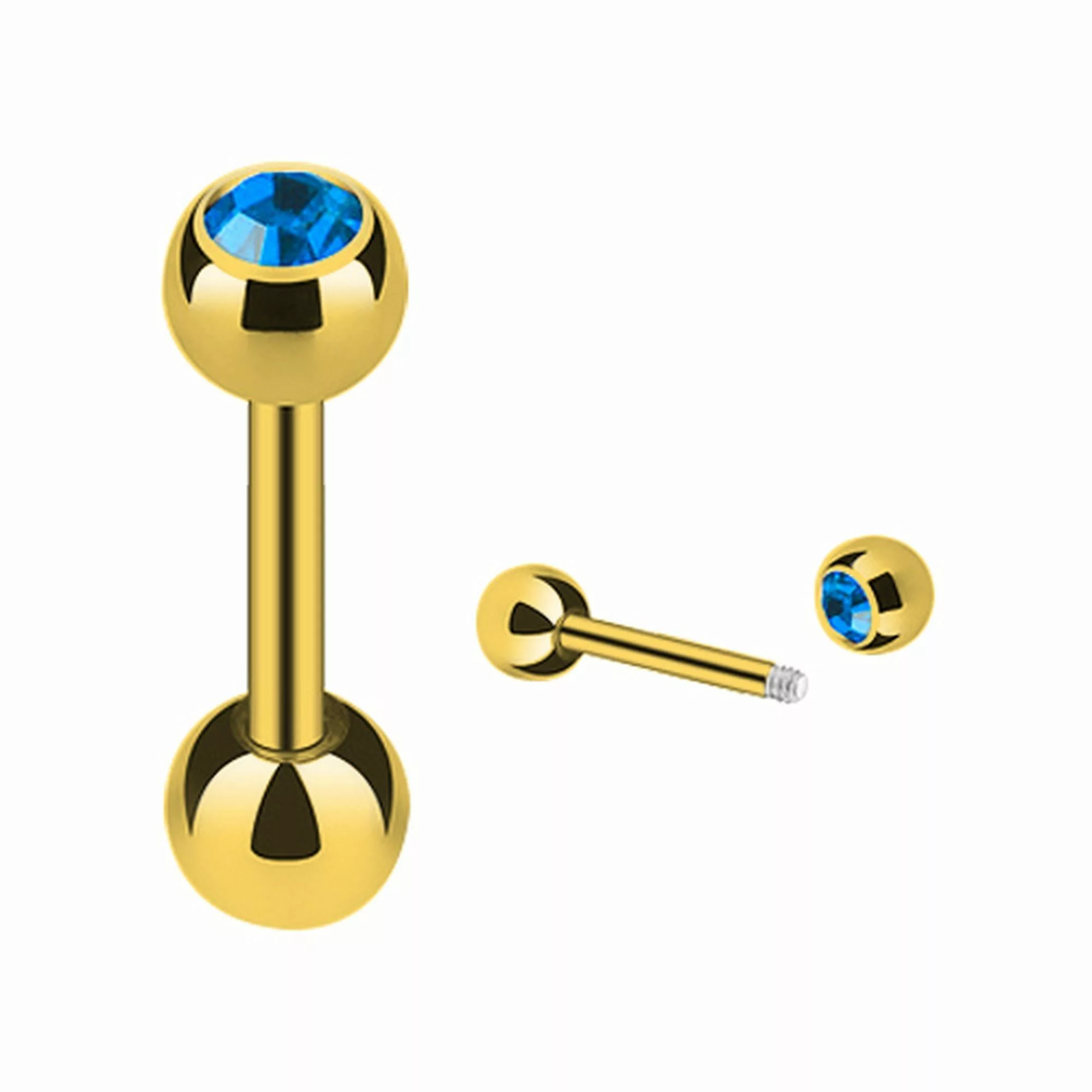 Taffstyle Piercing-Set Piercing Ohr Cartilage vergoldet günstig online kaufen