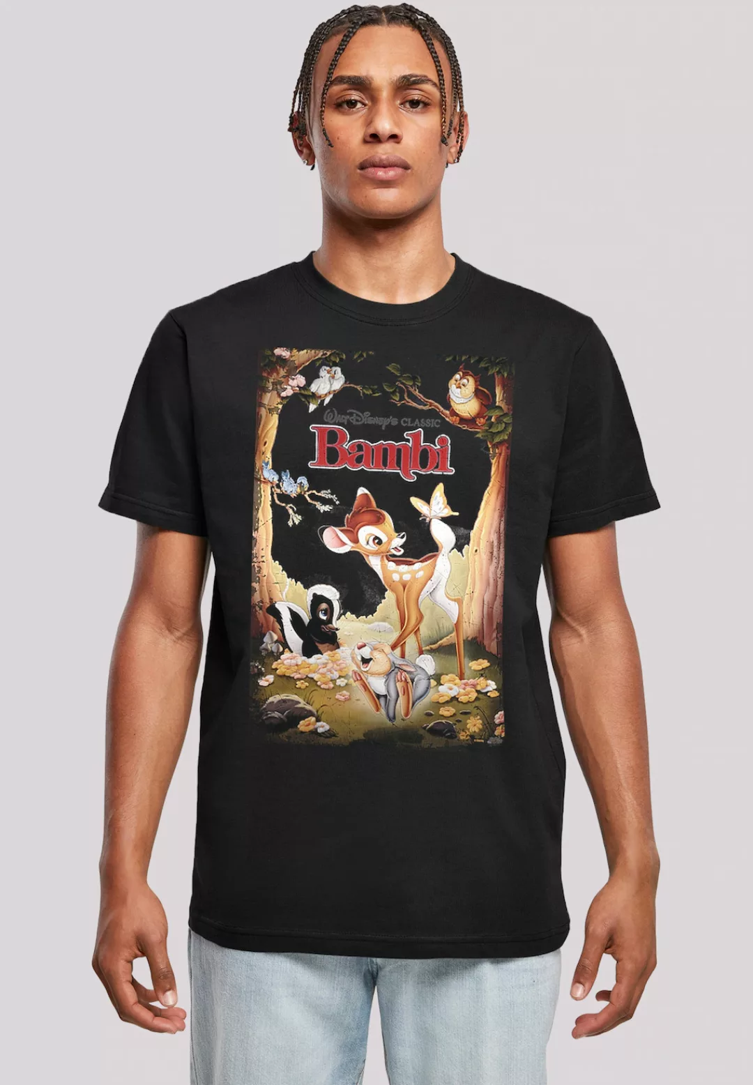 F4NT4STIC T-Shirt "Disney Bambi Retro Poster", Herren,Premium Merch,Regular günstig online kaufen