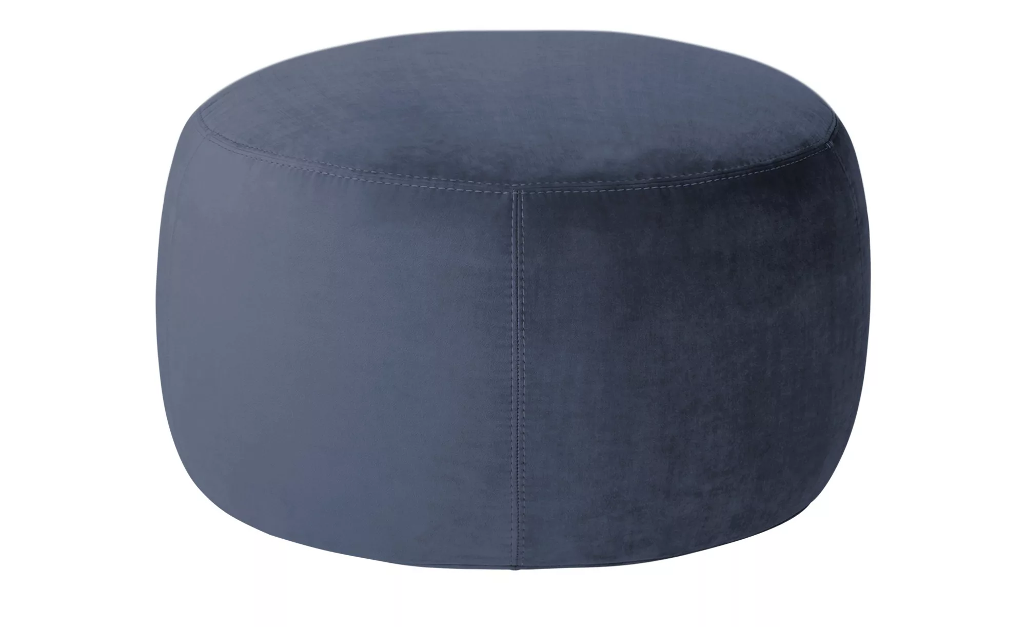 pop Samt Hocker  Amadi - blau - 40 cm - Polstermöbel > Hocker - Möbel Kraft günstig online kaufen