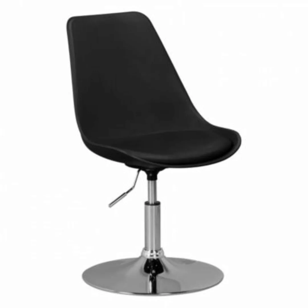 FineBuy Esszimmerstuhl HAINAN 46 x 41 cm Sitzfläche schwarz günstig online kaufen