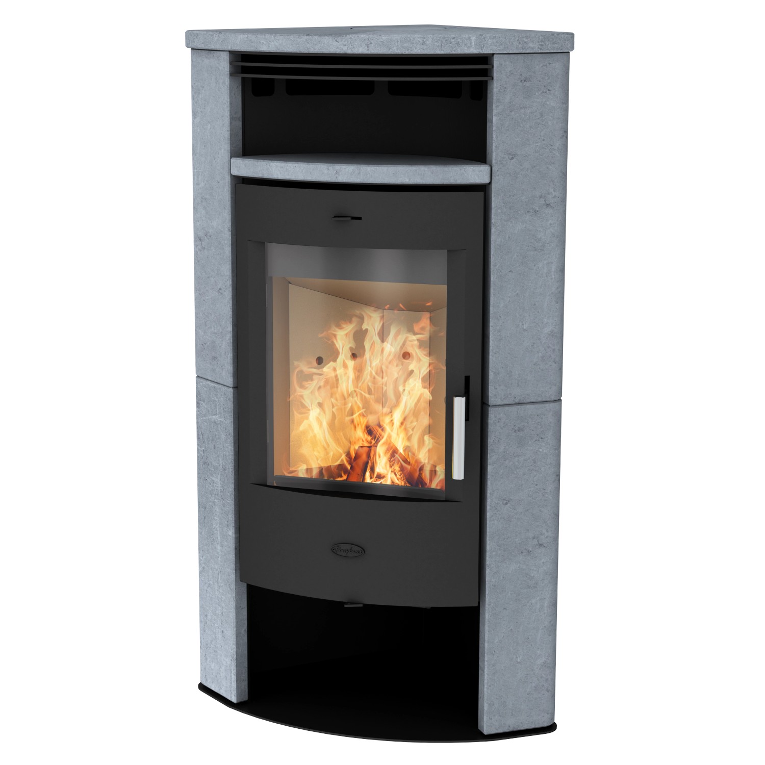 Fireplace Kaminofen Speckstein Schwarz 6 kW günstig online kaufen