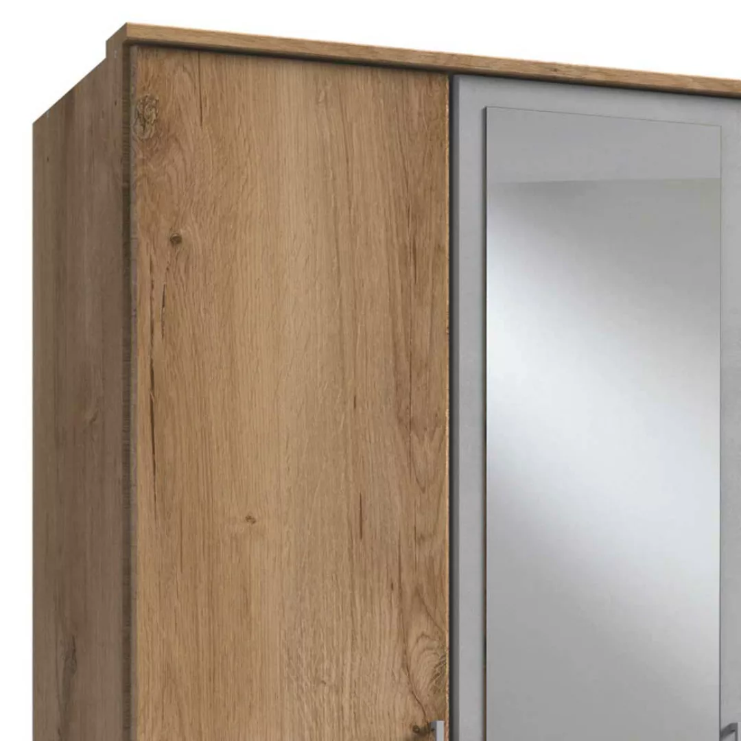 Schlafzimmerkleiderschrank mit Schubladen und Spiegeltüren 58 cm tief günstig online kaufen