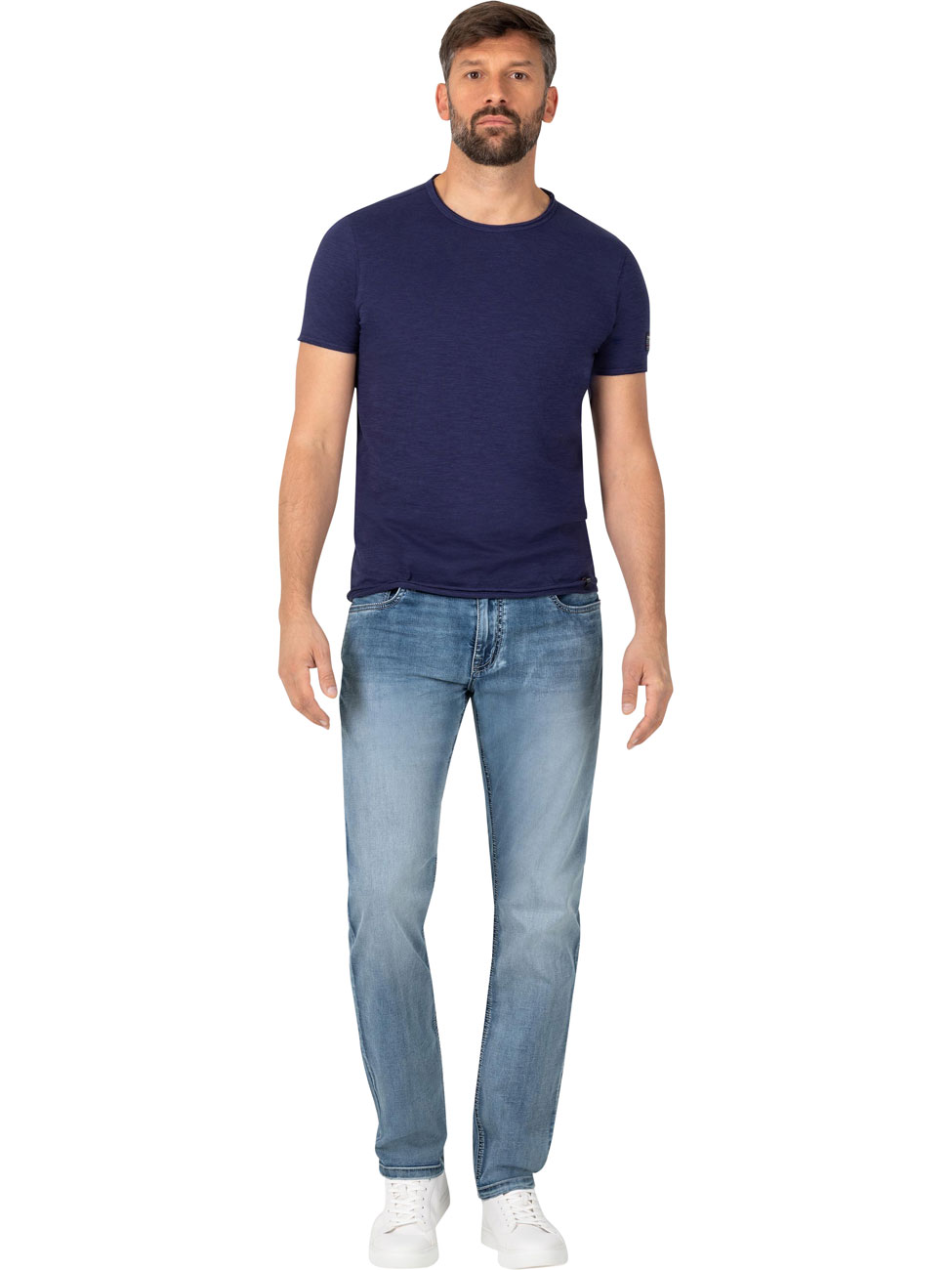 TIMEZONE Herren Jeans Slim EduardoTZ - Slim Fit - Blau - Aqua Blue Wash günstig online kaufen